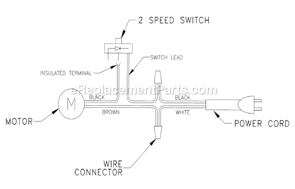 Page C Diagram and Parts List for 08230C  Dirt Devil Hand Vacuum